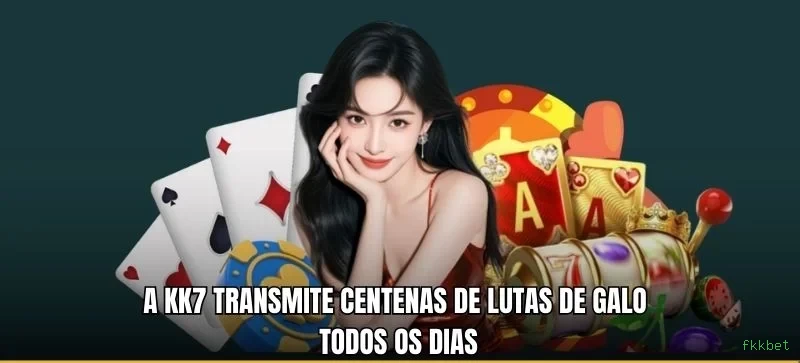 Imagem promocional do cassino online da fkkbet mostrando jogos ao vivo
